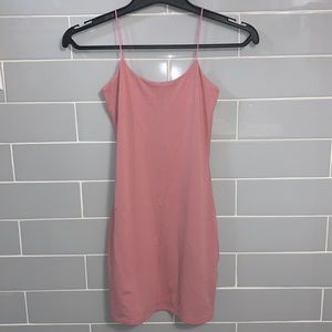 Aritzia Wilfred Free Pink Body Con Mini Dress